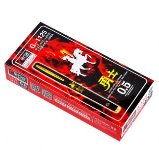 勇士大容量0.5MM半针配RS14系列芯拔帽中性笔