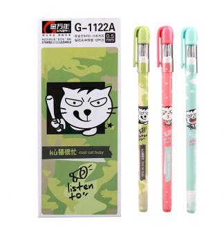 酷猫水晶头0.5mm全针配RS16系列芯拔帽中性笔