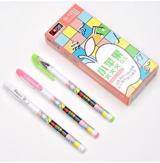 小苹果短盖带夹0.5mm全针配RS06系列芯中性笔