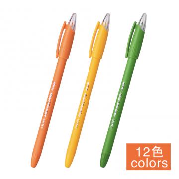 天使塑料笔尖12色套装彩色水性笔