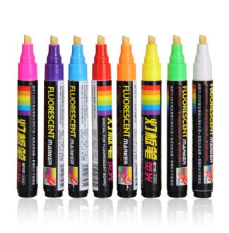 灯板笔6mmLED灯板专用8色套装荧光笔