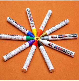 优能大铝管10色套装油漆笔