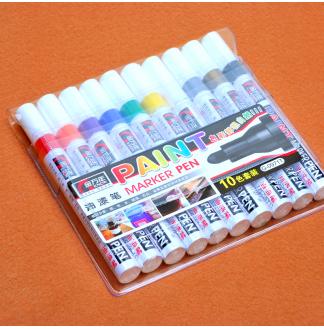 优能大铝管10色套装油漆笔