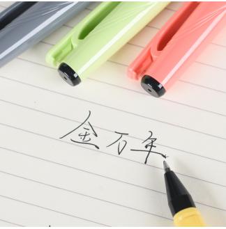 糖果色正姿握杆0.5mm子弹头配RS07系列芯中性笔