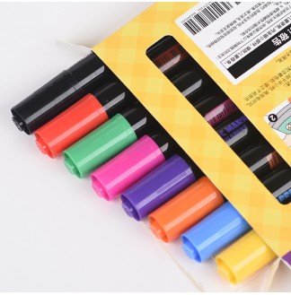 布用彩绘笔单头8色套装记号笔(G-0985T)