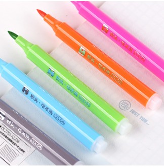 软头可水洗三角杆熊猫24色水彩笔(G-05910)