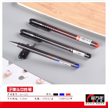 黑魅明乌盖0.5MM子弹配RS07系列芯拔帽中性笔