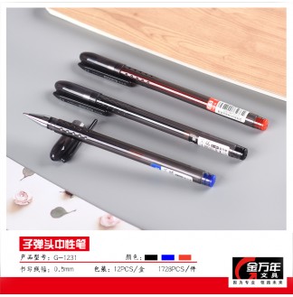 黑魅明乌盖0.5MM子弹配RS07系列芯拔帽中性笔