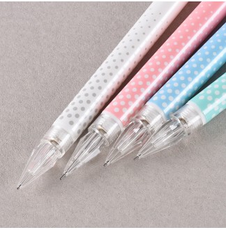 波点素色风0.5mmHB自动铅笔
