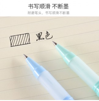 抗菌0.5子弹RS07拔帽中性笔
