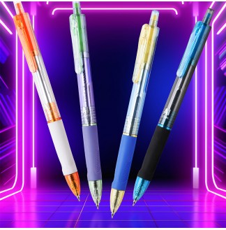 万品荟AI赛博斑马芯大容量CS珠头0.5中性笔