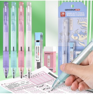 魁星点斗2B考试涂卡铅笔3件套装